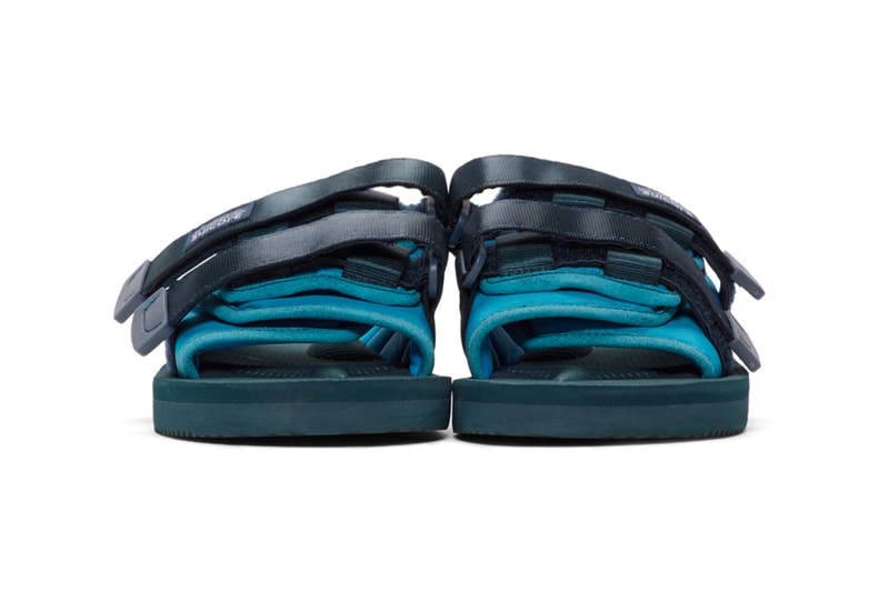 John Elliott x Suicoke Moto Sandals "White & Black Suicoke Edition MOTO-JEab-E Sandals" "Blue & Navy Suicoke Edition MOTO-JEab-G Sandals" "Silver & Green Suicoke Edition MOTO-JEab-F Sandals" nylon
