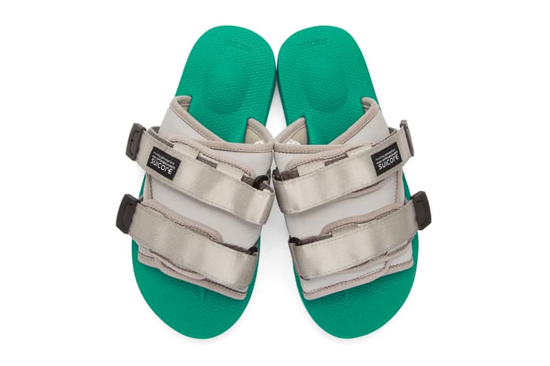 John Elliott x Suicoke Moto Sandals "White & Black Suicoke Edition MOTO-JEab-E Sandals" "Blue & Navy Suicoke Edition MOTO-JEab-G Sandals" "Silver & Green Suicoke Edition MOTO-JEab-F Sandals" nylon