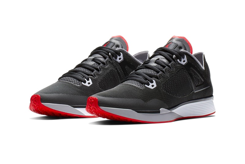 Jordan 89 Racer Black red bred Release Info Date runner running jordan brand sneaker colorway first look Air Jordan 4