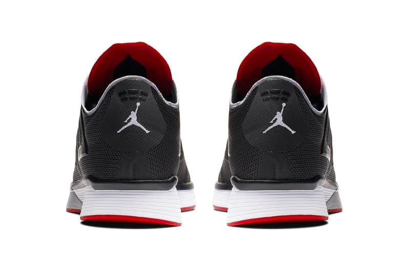 Jordan 89 Racer Black red bred Release Info Date runner running jordan brand sneaker colorway first look Air Jordan 4