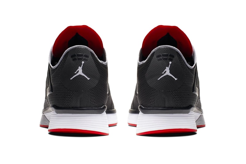 Jordan 89 Racer Black red bred Release Info Date runner running jordan brand sneaker colorway first look Air Jordan 4