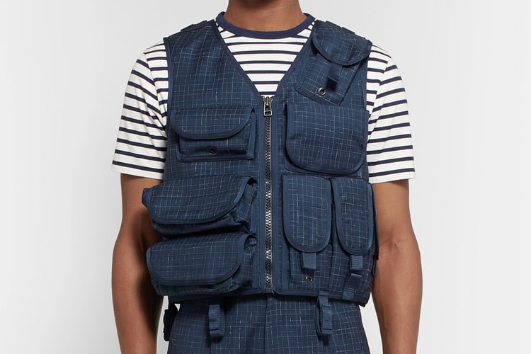 Junya Watanabe Drops Functional Checked Wool Vest