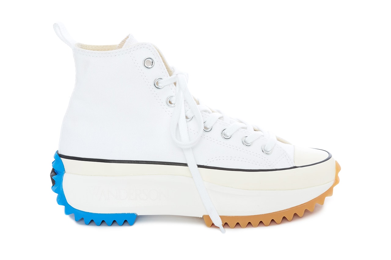 JW Anderson Converse Run Star Hike White Closer Look Release Date Official Details Pre Order Sale News Images Chuck Taylor All Star 70 Platform