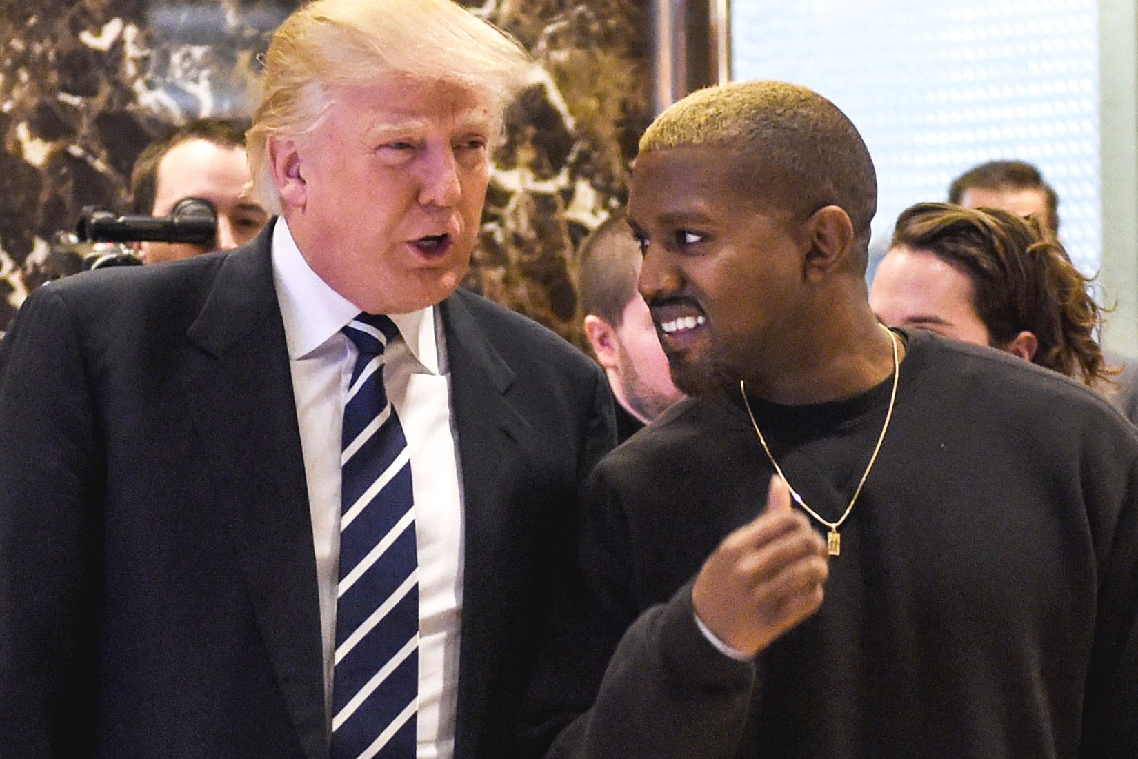 Kanye West Starts 2019 Reaffirming His Support of Donald Trump presidential run 