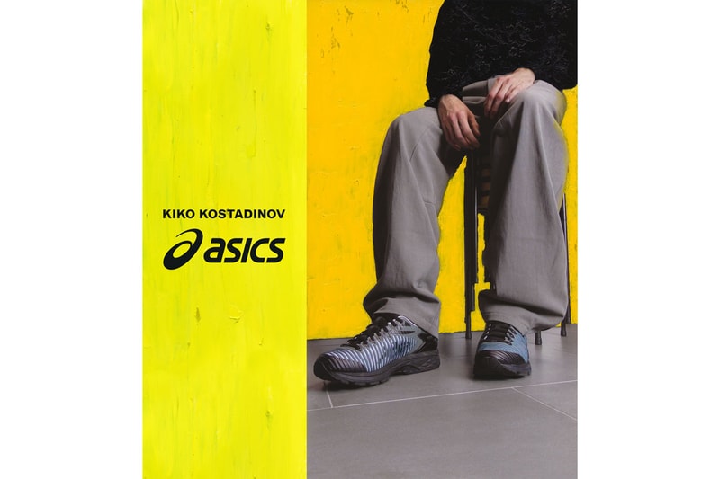 kiko kostadinov asics gel delva 1 collaboration collection release date drop info buy january 18 february 1 2019 buy shoe colorway spring yellow white black grey