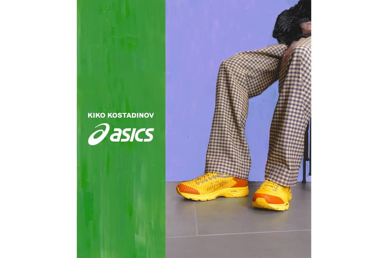kiko kostadinov asics gel delva 1 collaboration collection release date drop info buy january 18 february 1 2019 buy shoe colorway spring yellow white black grey