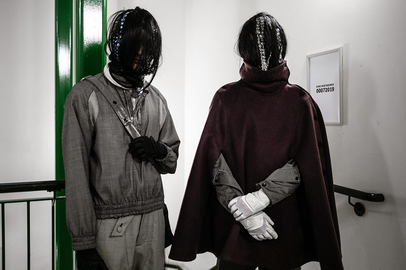 Kiko Kostadinov Fall/Winter 2019 Backstage LFW:M London Fashion Week: Men's Asics Camper