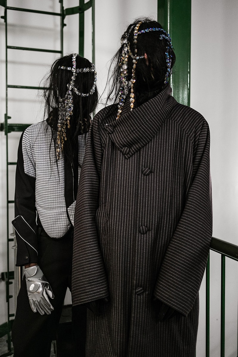 Kiko Kostadinov Fall/Winter 2019 Backstage LFW:M London Fashion Week: Men's Asics Camper