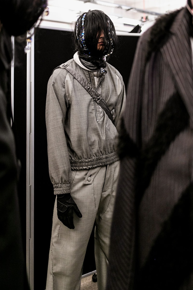Kiko Kostadinov Fall/Winter 2019 Backstage LFW:M London Fashion Week: Men's Asics Camper
