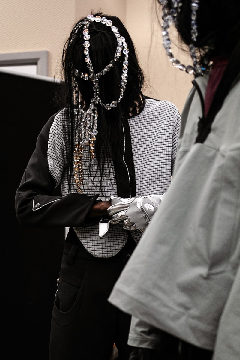 Kiko Kostadinov Fall/Winter 2019 Backstage LFW:M London Fashion Week: Men's Asics Camper