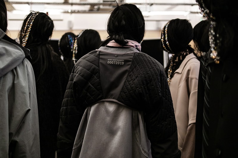 Kiko Kostadinov Fall/Winter 2019 Backstage LFW:M London Fashion Week: Men's Asics Camper
