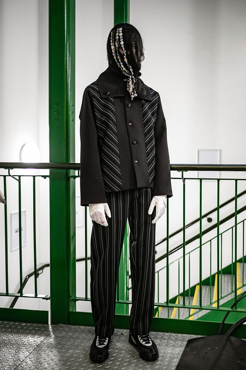 Kiko Kostadinov Fall/Winter 2019 Backstage LFW:M London Fashion Week: Men's Asics Camper