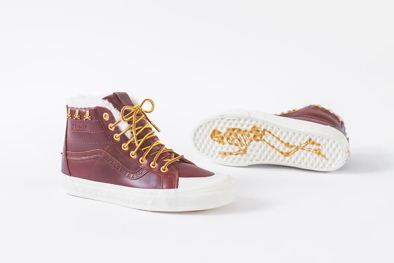 kith mastermind world vans 2019 january footwear sk8 hi zip lx old skool lx og classic slip on ronnie fieg feig skulls skull crossbones