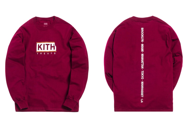 KITH Treats Cereal Infused Ice Cream Sandwich Capsule Release Info Date T shirt Hoodie red black blue grey Ronnie Fieg