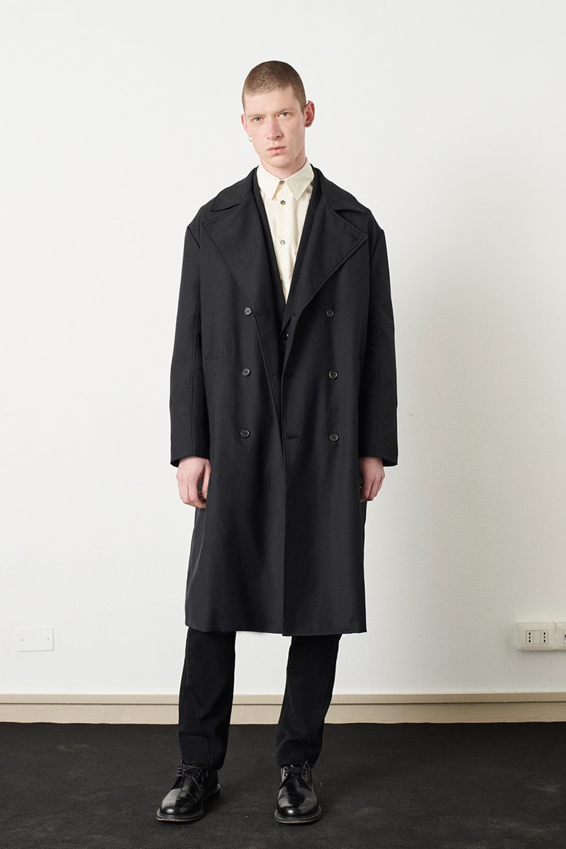 KOMAKINO Fall Winter 2019 Collection Lookbook tailoring suiting jackets sweaters trousers pants