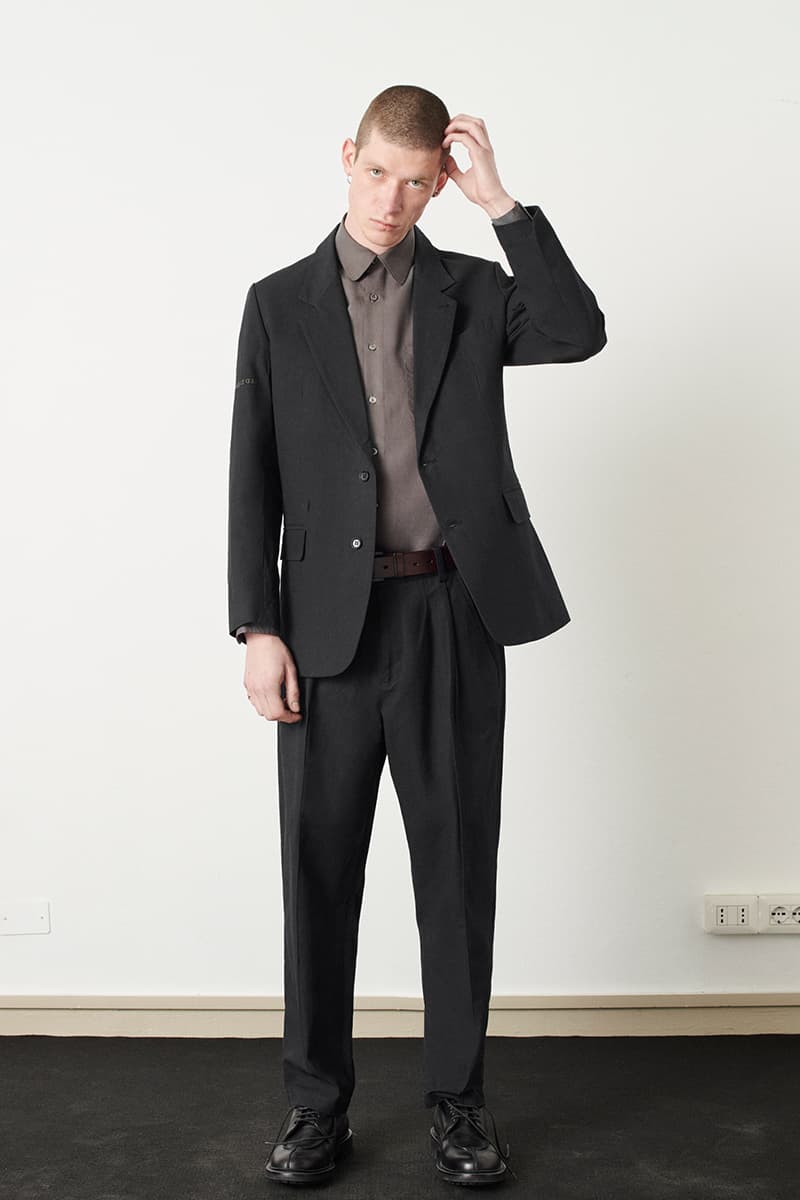 KOMAKINO Fall Winter 2019 Collection Lookbook tailoring suiting jackets sweaters trousers pants