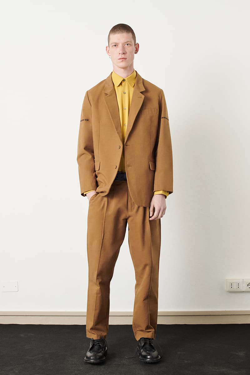 KOMAKINO Fall Winter 2019 Collection Lookbook tailoring suiting jackets sweaters trousers pants