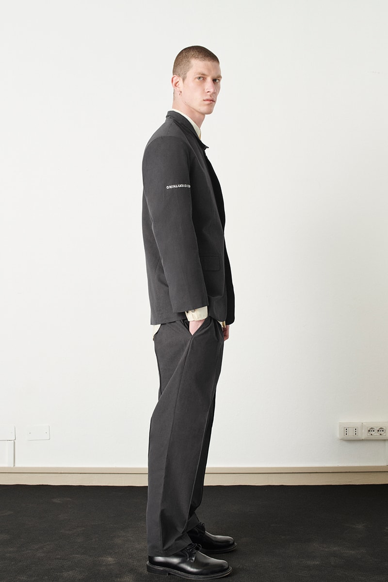 KOMAKINO Fall Winter 2019 Collection Lookbook tailoring suiting jackets sweaters trousers pants
