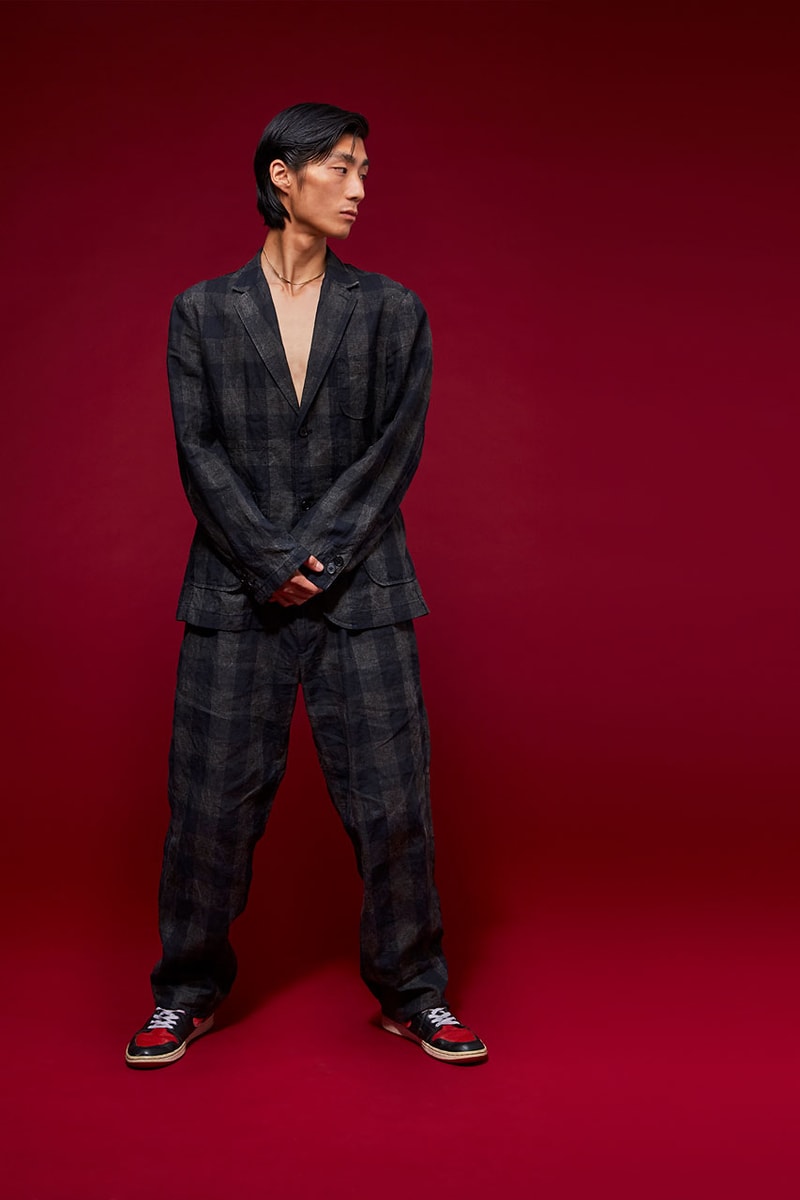 kuon spring summer 2019 lookbook images patchwork denim Americana Japanese style