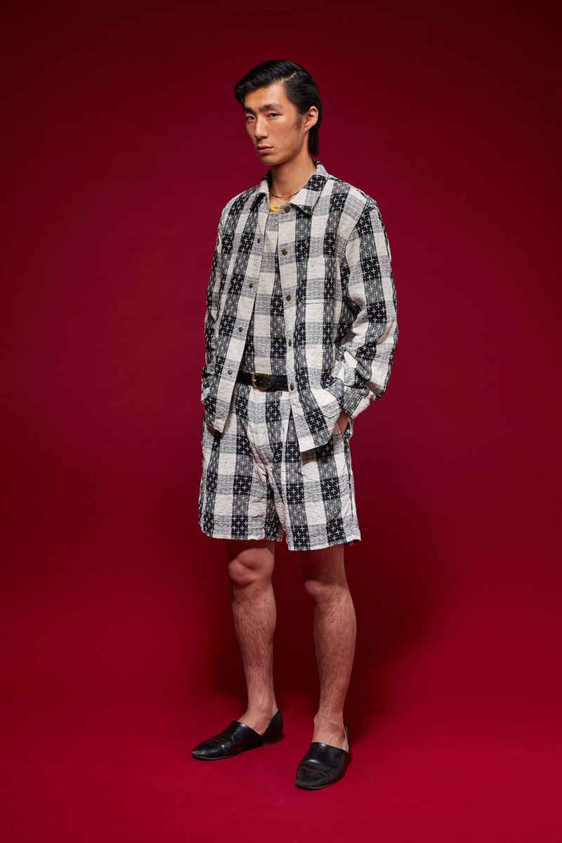 kuon spring summer 2019 lookbook images patchwork denim Americana Japanese style