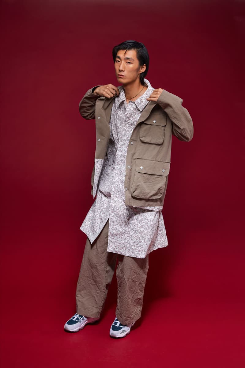 kuon spring summer 2019 lookbook images patchwork denim Americana Japanese style