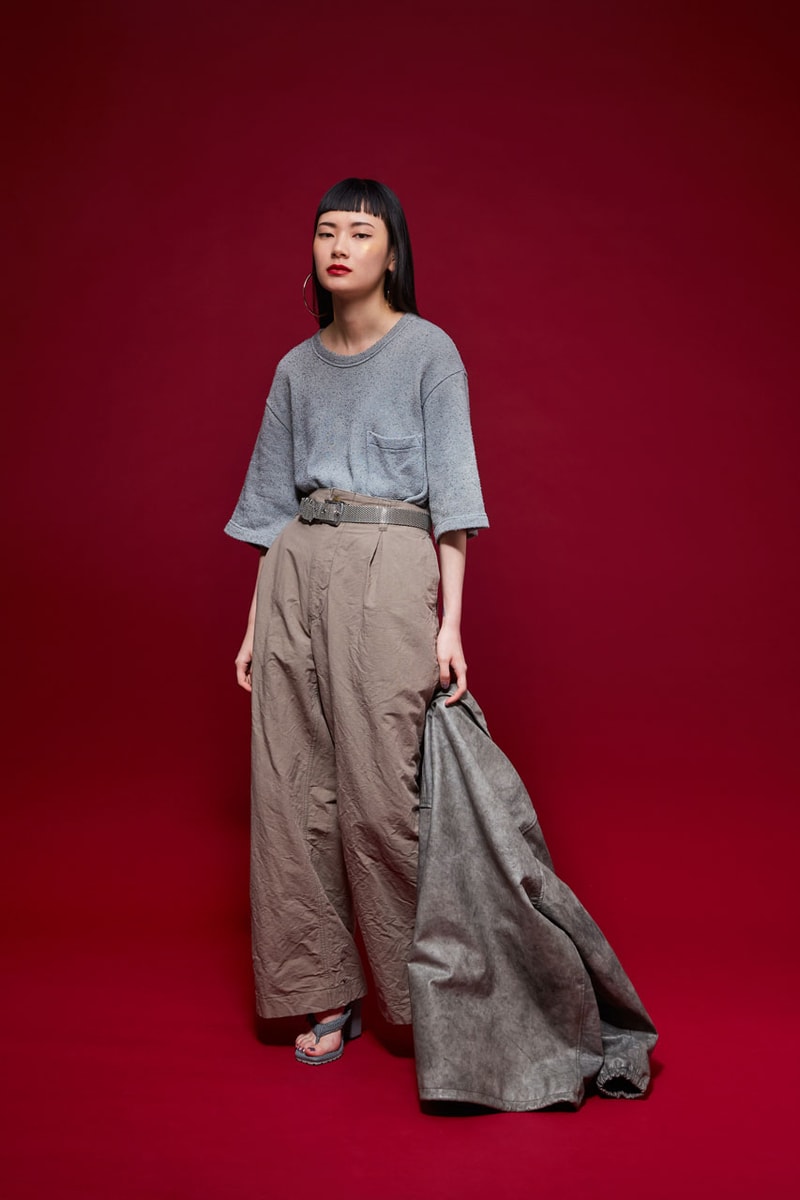kuon spring summer 2019 lookbook images patchwork denim Americana Japanese style
