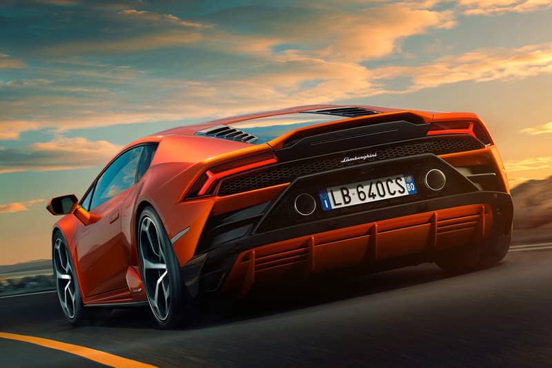 Lamborghini Huracan EVO 2019 pictures images photos pics orange details info information release date horsepower speed mph miles per hour specs specifications technical retail price cost