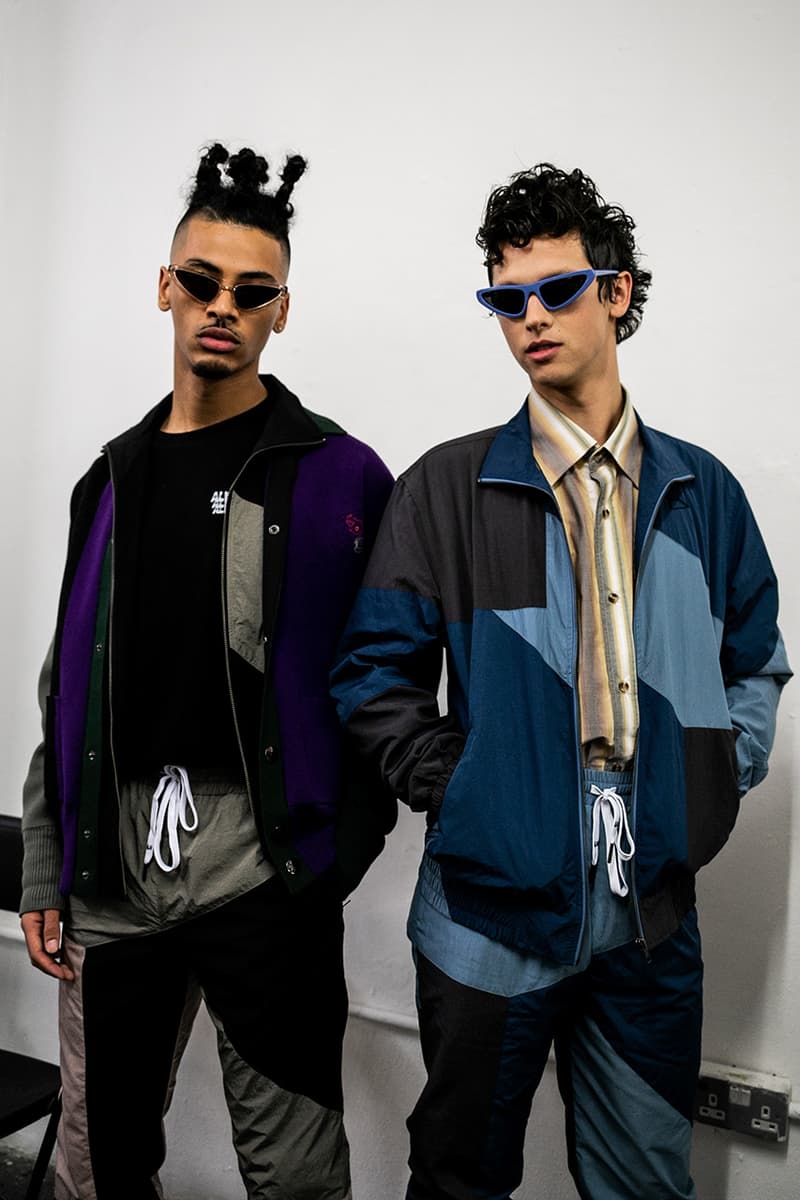 Liam Hodges Fall/Winter 2019 LFWM Backstage Ellesse Collaboration London Fashion Week: Men's Autumn/Winter 2019 Stain Shade Dystopia Hackers Lee Bul