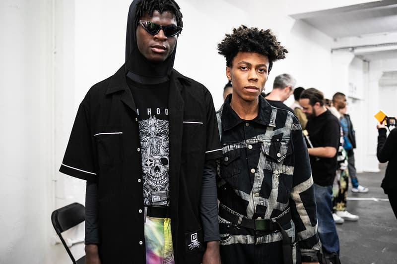 Liam Hodges Fall/Winter 2019 LFWM Backstage Ellesse Collaboration London Fashion Week: Men's Autumn/Winter 2019 Stain Shade Dystopia Hackers Lee Bul