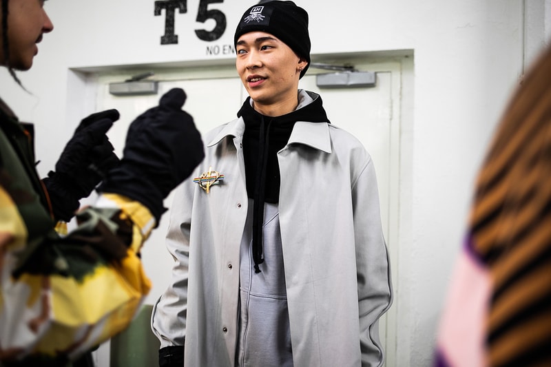 Liam Hodges Fall/Winter 2019 LFWM Backstage Ellesse Collaboration London Fashion Week: Men's Autumn/Winter 2019 Stain Shade Dystopia Hackers Lee Bul