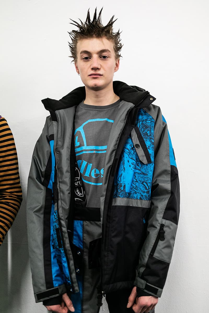 Liam Hodges Fall/Winter 2019 LFWM Backstage Ellesse Collaboration London Fashion Week: Men's Autumn/Winter 2019 Stain Shade Dystopia Hackers Lee Bul