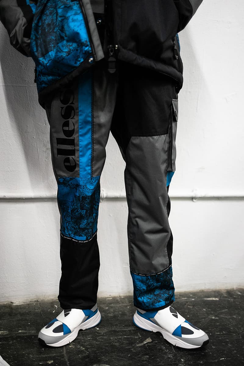Liam Hodges Fall/Winter 2019 LFWM Backstage Ellesse Collaboration London Fashion Week: Men's Autumn/Winter 2019 Stain Shade Dystopia Hackers Lee Bul