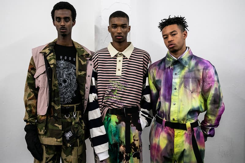 Liam Hodges Fall/Winter 2019 LFWM Backstage Ellesse Collaboration London Fashion Week: Men's Autumn/Winter 2019 Stain Shade Dystopia Hackers Lee Bul