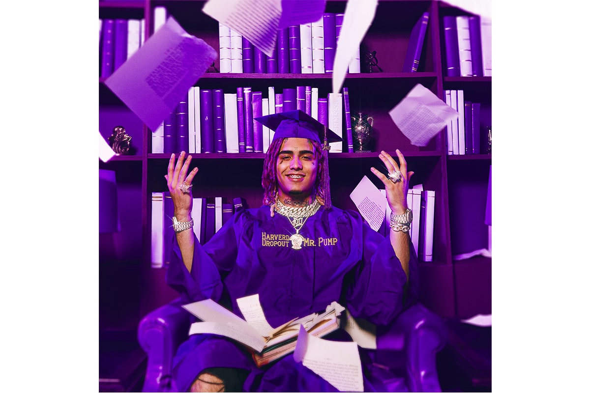 Lil Pump Harverd Dropout Cover Release Date Announcement Butterfly Doors Info February 22