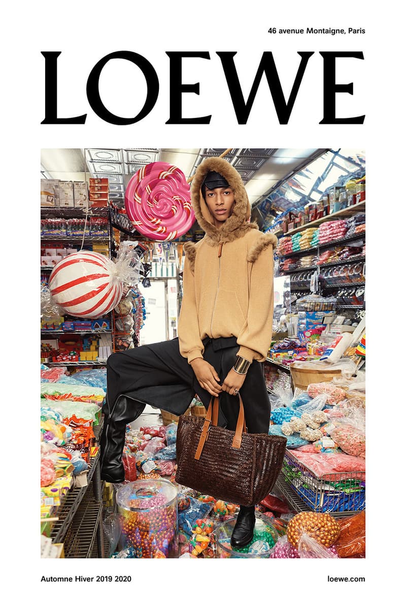 loewe fall winter 2019 collection campaign imagery stephen meisel look emoji menswear january 2019 fashion week Magnified Emotions