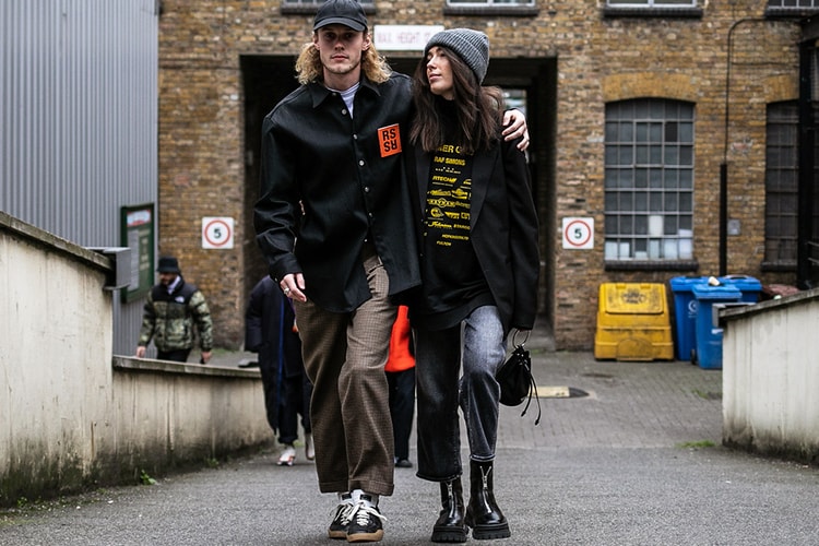 Street Style at London Fashion Week: Men's was All About Bold Patterns & Big Logos