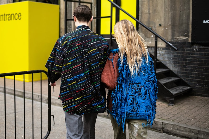 London fashion week men's lfwm street style snaps best of photography dressed prada raf simons martine rose nike a-cold-wall burberry fendi