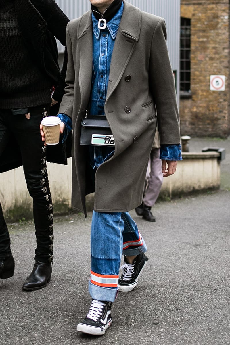 London fashion week men's lfwm street style snaps best of photography dressed prada raf simons martine rose nike a-cold-wall burberry fendi