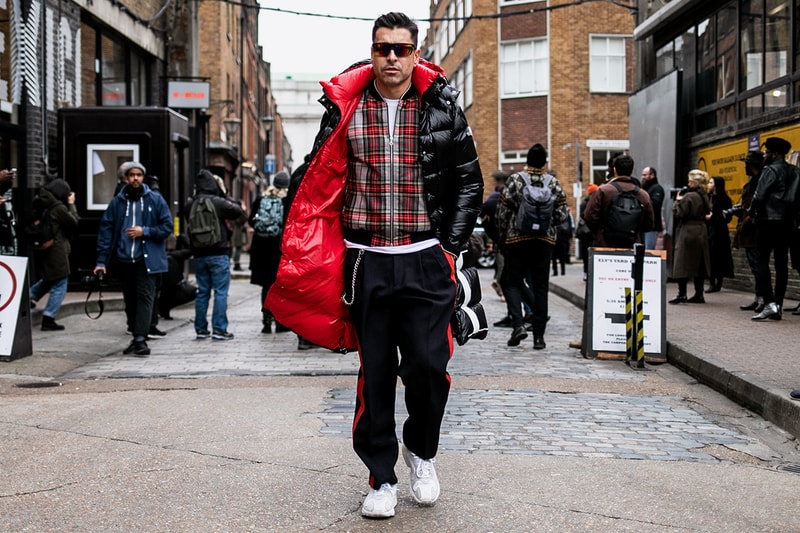 London fashion week men's lfwm street style snaps best of photography dressed prada raf simons martine rose nike a-cold-wall burberry fendi