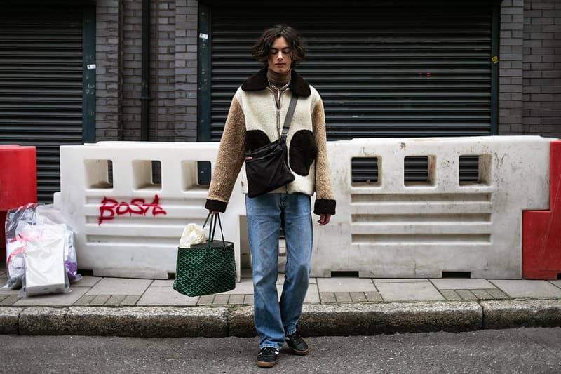 London fashion week men's lfwm street style snaps best of photography dressed prada raf simons martine rose nike a-cold-wall burberry fendi