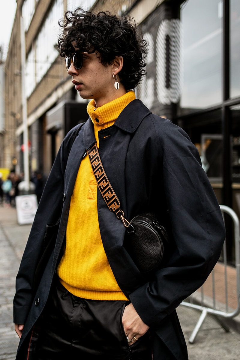 London fashion week men's lfwm street style snaps best of photography dressed prada raf simons martine rose nike a-cold-wall burberry fendi