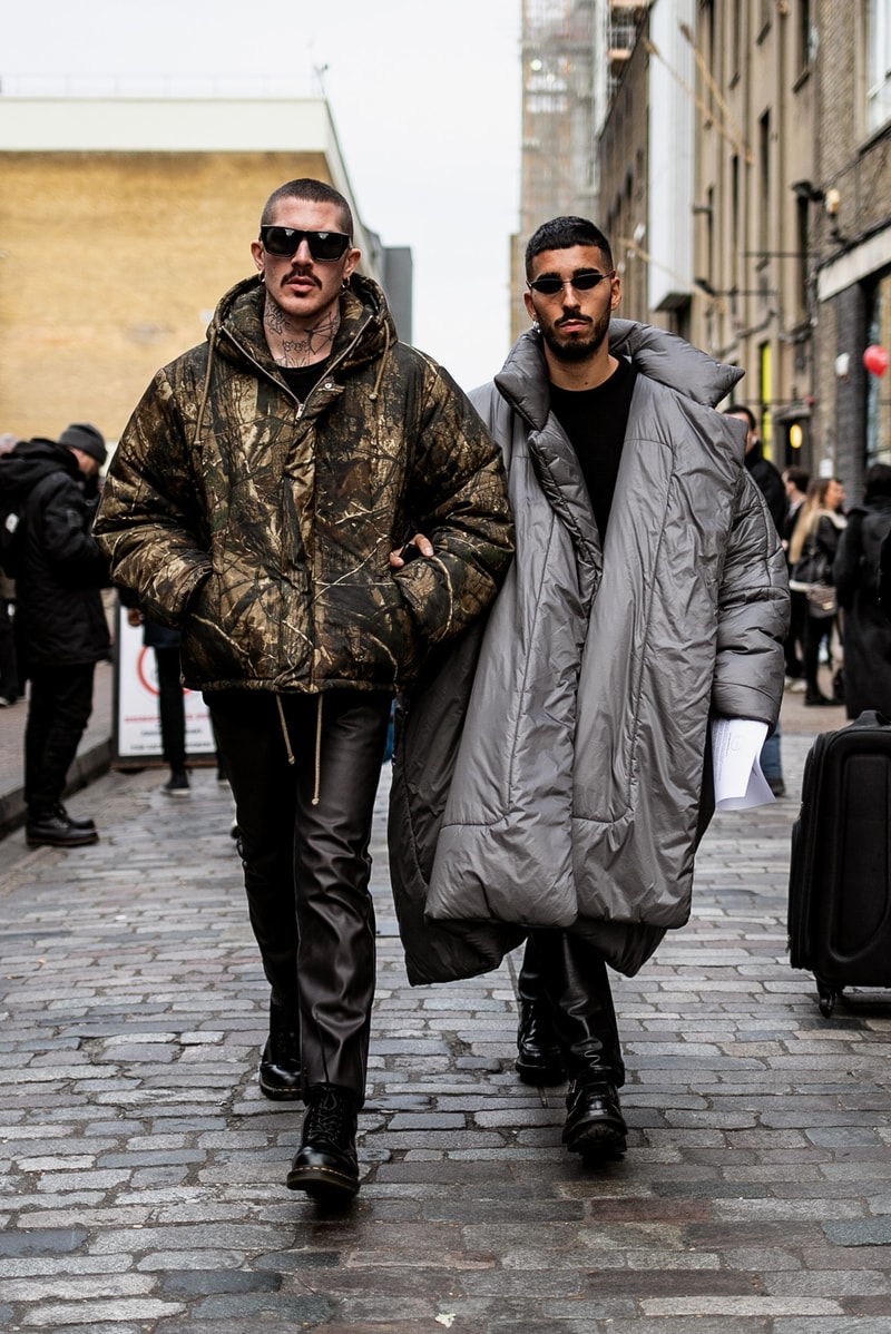 London fashion week men's lfwm street style snaps best of photography dressed prada raf simons martine rose nike a-cold-wall burberry fendi
