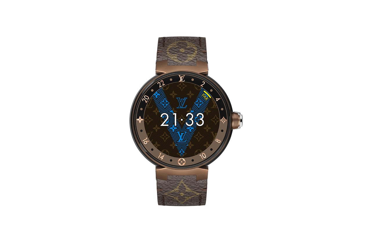 Louis Vuitton 2nd Gen Tambour Horizon Smartwatch google assistant apps digital snapdragon paris fashion tech 