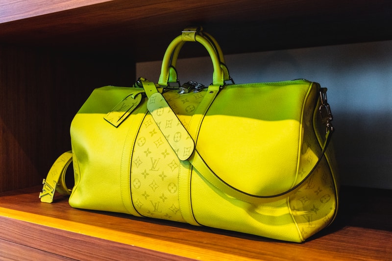 A Closer Look at Virgil Abloh's First Louis Vuitton SS19 Collection images apparel eyewear sunglasses wapity bag leather goods LV