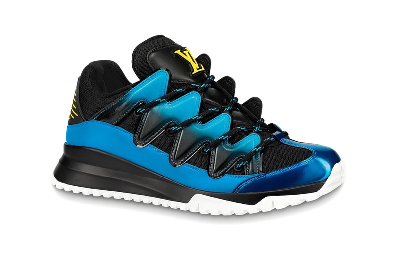 louis vuitton zig zag sneaker virgil abloh footwear 2019 january blue orange white