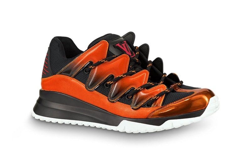louis vuitton zig zag sneaker virgil abloh footwear 2019 january blue orange white