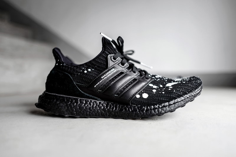 MADNESS adidas UltraBOOST 4.0 Closer Look Shawn Yue Black White Splatter Hong Kong Fashion