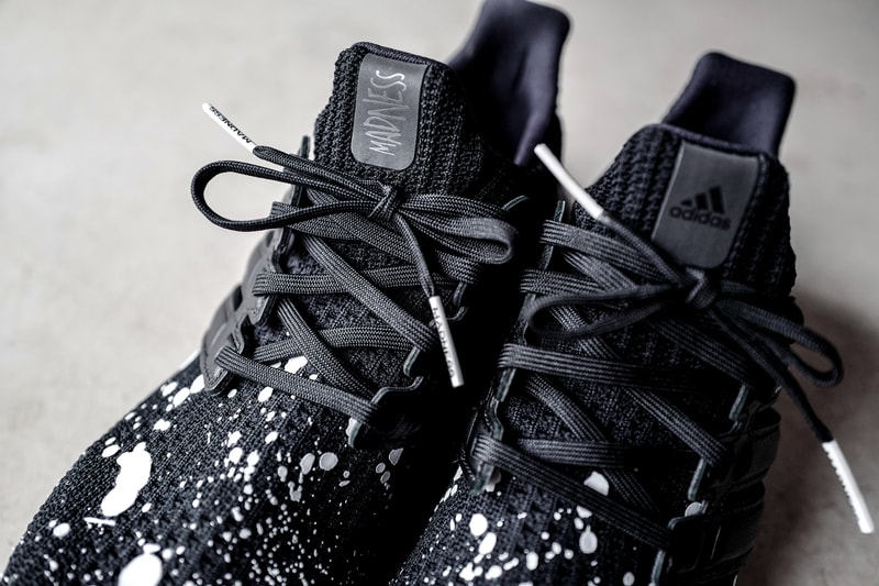 MADNESS adidas UltraBOOST 4.0 Closer Look Shawn Yue Black White Splatter Hong Kong Fashion