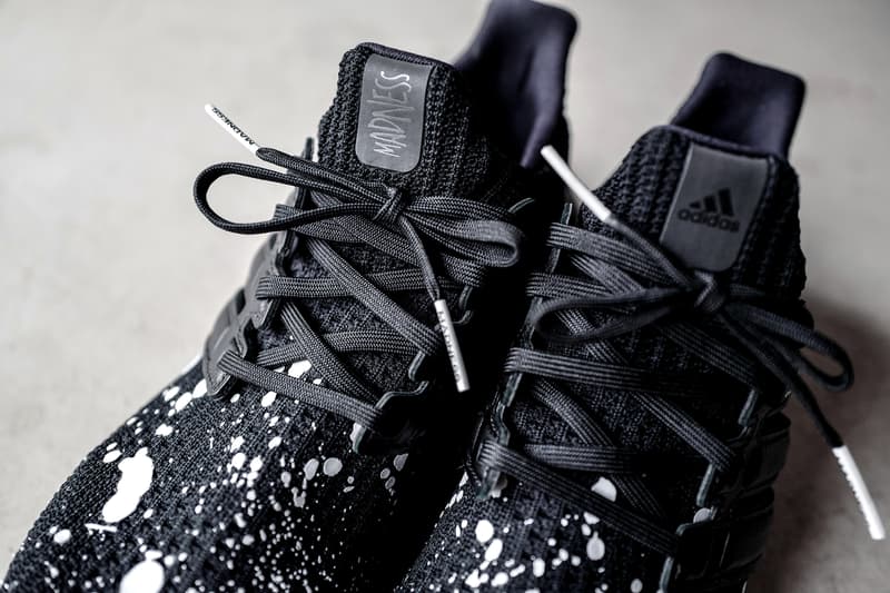 MADNESS adidas UltraBOOST 4.0 Closer Look Shawn Yue Black White Splatter Hong Kong Fashion