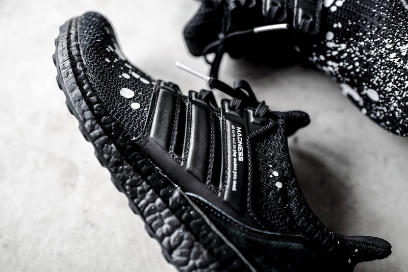 MADNESS adidas UltraBOOST 4.0 Closer Look Shawn Yue Black White Splatter Hong Kong Fashion